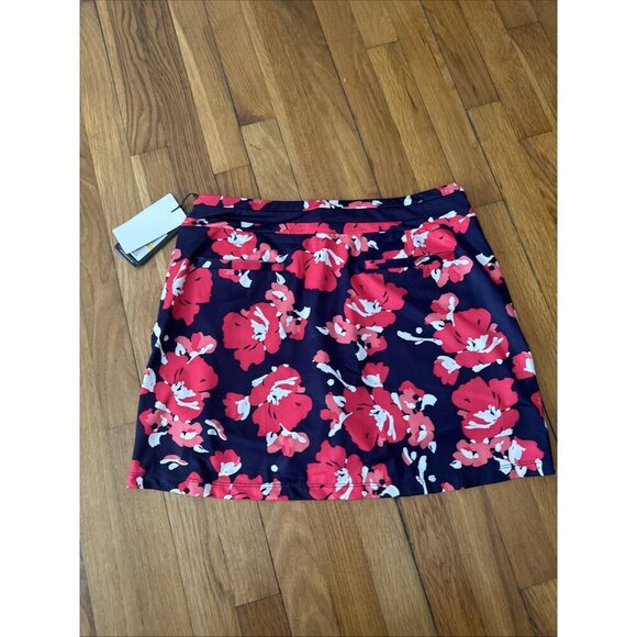Callaway Women's Golf Skort TrueSculpt Opti-Dri Navy/Red/Wht Print Size M - Picture 6 of 6